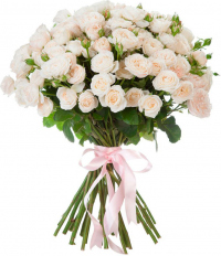 Кустовые белые розы Кустовые белые розы